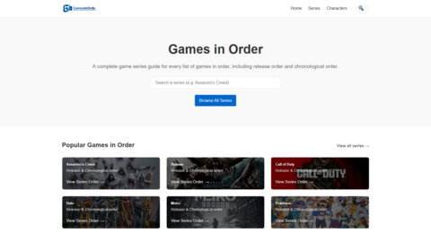 Game Series Guide